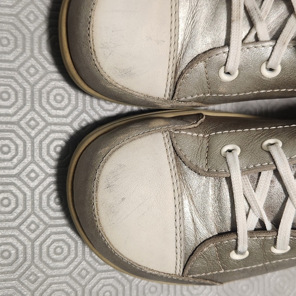 Finn Comfort Ikebukuro Silver Sneakers Lace Up Oxfords Shoes 4.5UK/ 7US - Picture 7 of 14